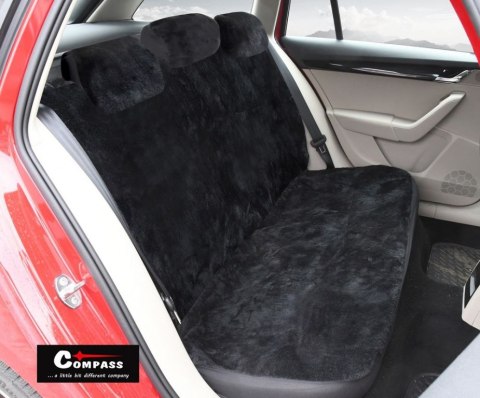 Compass Pokrowce na siedzenia Smooth, 11 sztuk, czarne
