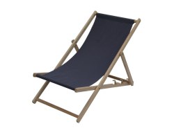 Drewniany leżak ogrodowy Bahamas - GRAFIT