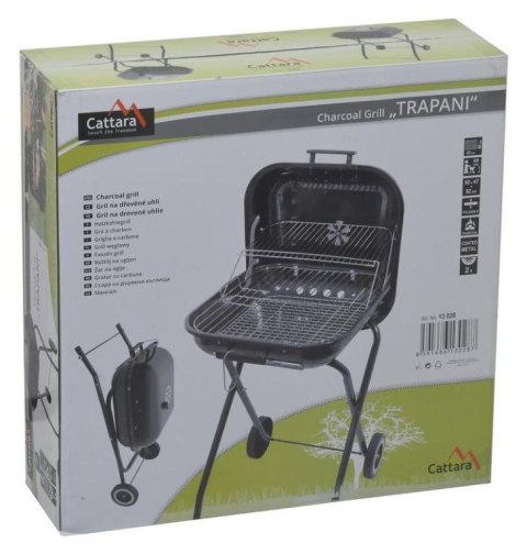 Grill węglowy prostokątny TRAPANI 46cm