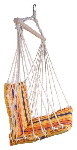 Hamak do siedzenia 95x50 cm czerwono-pomarańczowa