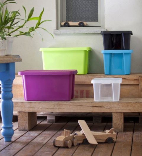 Pojemnik z pokrywą 16L - przezroczysty CURVER