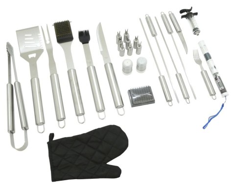 CATTARA Zestaw narzędzi do grillowania 27-częściowa torba te