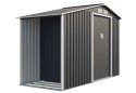 Domek ogrodowy LUKE A, 195 x 278 x 127 cm, szary