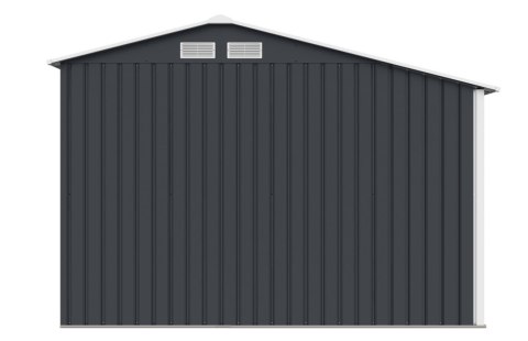 Domek ogrodowy LUKE A, 195 x 278 x 127 cm, szary