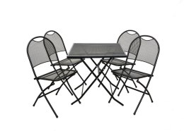Metalowy stół ogrodowy ZWMT-70F - 72 cm, składany