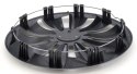 Osłona koła Fox Ring 14 ", jedna sztuka - czarno-srebrna