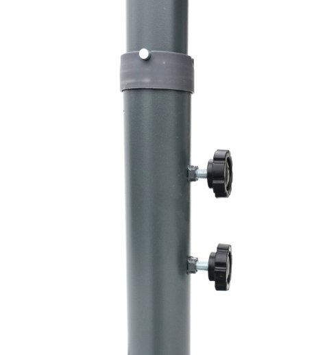 Parasol metal ø 350 cm - brązowy