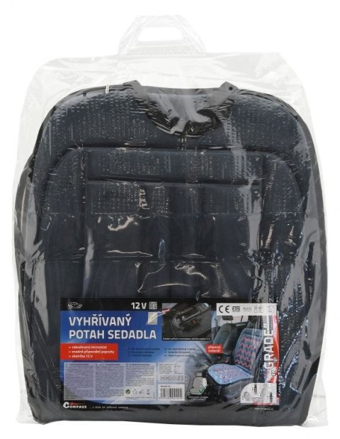 Podgrzewany pokrowiec na siedzenie z termostatem - 12V GRADE