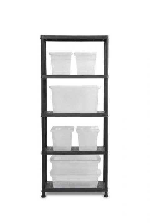 Półka otwarta, Regał z tworzywa szt.PLUS 75/5 - 176 x 75 x 32 cm