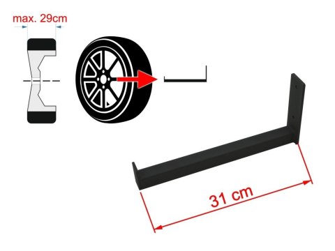 Uchwyt na oponę 4 szt.