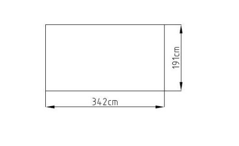 Domek ogrodowy LUKE B, 202 x 342 x 191 cm, metal