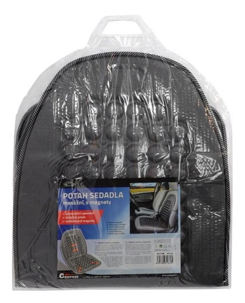 Pokrowiec na fotel masujący z magnesami - szary