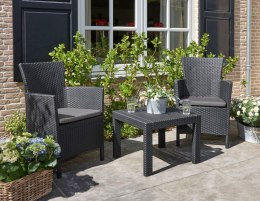 Zestaw ogrodowy z polirattanu ROSARIO BALCONY - brąz