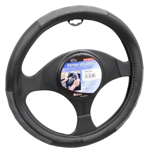 Pokrowiec na kierownicę BLIND - szary / czarny