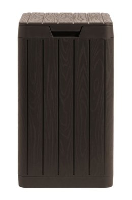RIO GARDEN Kosz ogrodowy, plastikowy, 80 L, brązowy