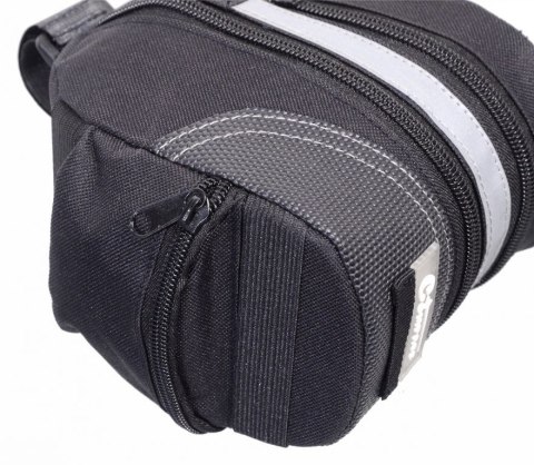 Torba rowerowa pod siodełko z klipsem - 10 x 13 x 17 cm