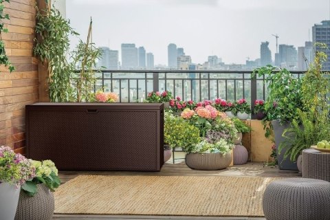 EMILY skrzynia do przechowywania 270 L, brązowa