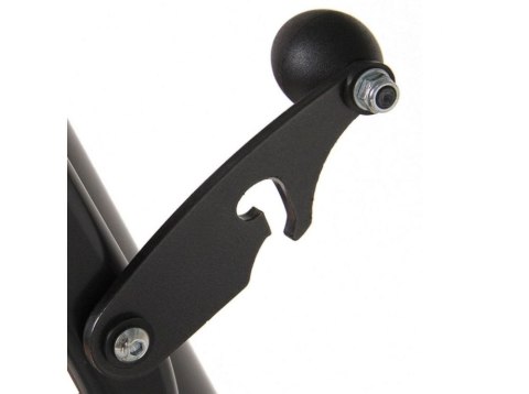 Huśtawka ogrodowa metalowa, 4-osobowa, rozkładana