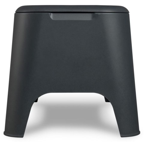 PETRA stół plastikowy + skrzynia, grafitowy