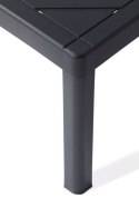 POP stół plastikowy, grafitowy