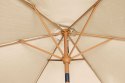 ROJA WOOD Parasol uchylny 3 m, beżowy