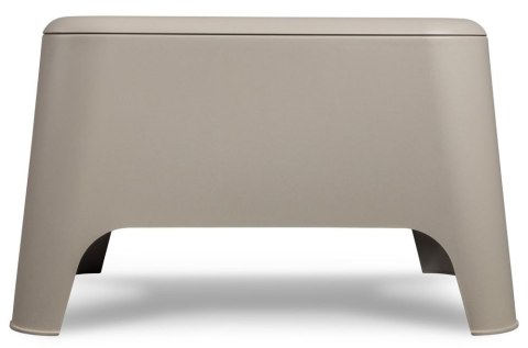 Stół plastikowy PETRA + schowek, szary