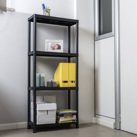 UNIVERSAL Regał plastikowy PRO 63 - 4, czarny