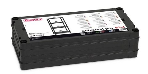 UNIVERSAL Regał plastikowy PRO 63 - 4, czarny