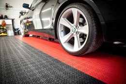 ATENA płytki podłogowe, plastikowe 11 szt., czerwone