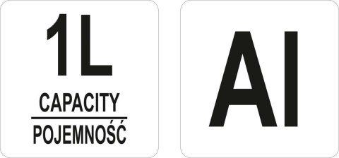 Aluminiowy pistolet do wyciskania 380 mm