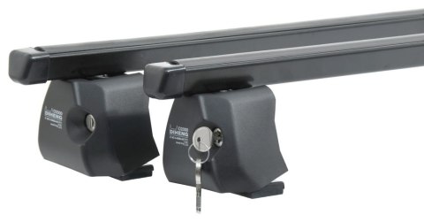 Bagażnik dachowy do Škody Octavia IV, czarny, zamek, DIH.