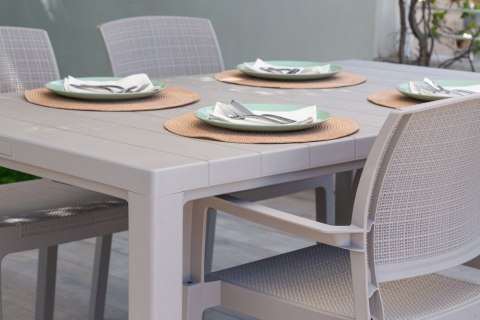 DAVIDE stół plastikowy, szary