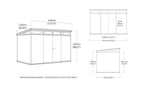 Dom ogrodowy ARTISAN - 11X7