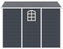 Domek narzędziowy AVE E, 226 x 280 x 190 cm, ciemnoszary