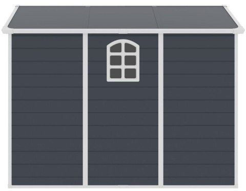 Domek narzędziowy AVE E, 226 x 280 x 190 cm, ciemnoszary
