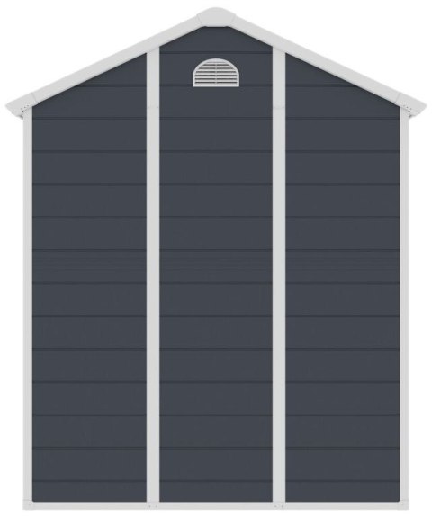 Domek narzędziowy AVE E, 226 x 280 x 190 cm, ciemnoszary