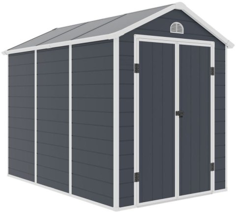 Domek narzędziowy AVE E, 226 x 280 x 190 cm, ciemnoszary