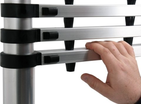 Drabina teleskopowa 13 stopni 3,8 m, nośność 150 kg