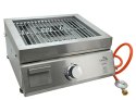 Grill gazowy, blat, piec do pizzy + płyta grillowa 50 x 19cm
