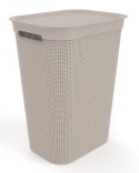 Kosz na bieliznę BRISEN 50 L, plastik, cappuccino