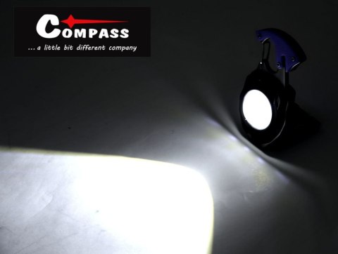 Latarka COB 740lm z zapalniczką i obcinaczem do taśmy