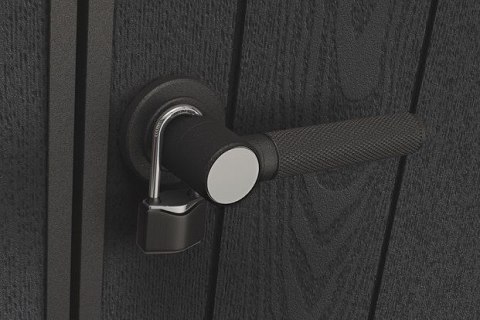 PENT Domek ogrodowy 7 x 7, szary, 226 x 216 cm