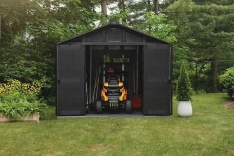 STRONGHOLD Domek 10x11,5, szary, 304 x 350 x 251 cm