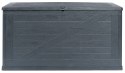 WOOD plastikowa skrzynia ogrodowa 420 L, grafitowa