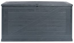 WOOD plastikowa skrzynia ogrodowa 420 L, grafitowa