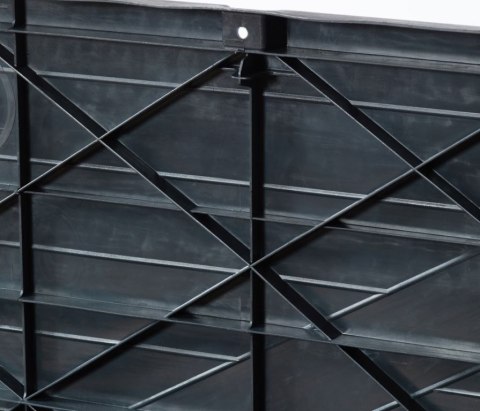 WOOD plastikowa skrzynia ogrodowa 420 L, grafitowa