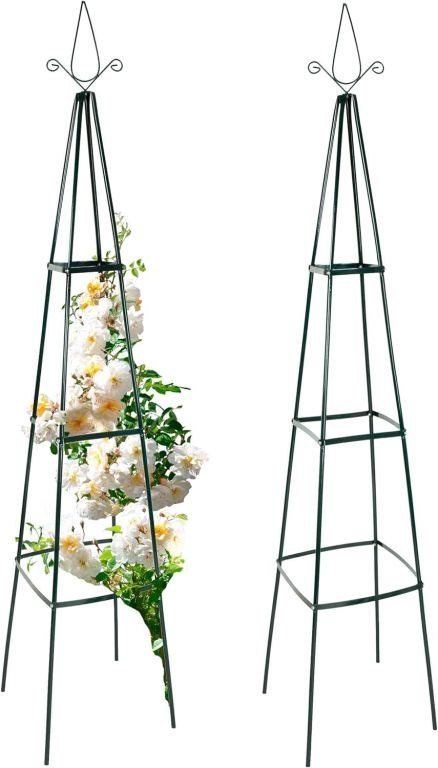 Metalowa podpora ogrodowa do roślin pnących 195 cm