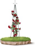 Metalowa podpora ogrodowa do roślin pnących 195 cm