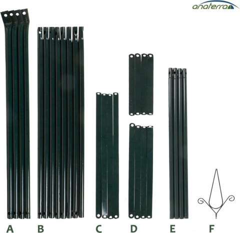 Metalowa podpora ogrodowa do roślin pnących 195 cm