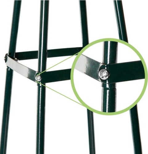 Metalowa podpora ogrodowa do roślin pnących 195 cm